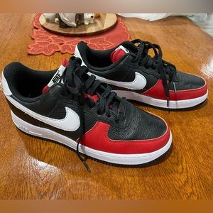 Air Force One’s, custom designed, worn only once for a few hours.